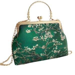 Vintage Almond Blossom Pattern Shoulder/Handbag